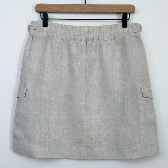 Athleta Velocity 100% Linen Cargo Pocket Skirt - Picture 8 of 11